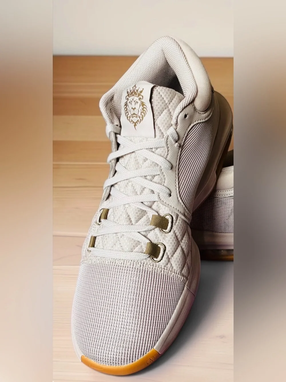 Nike LeBron Witness 8 Size 11.5 Men/Size 13 Women Brand NEW “Light Bone Gum”